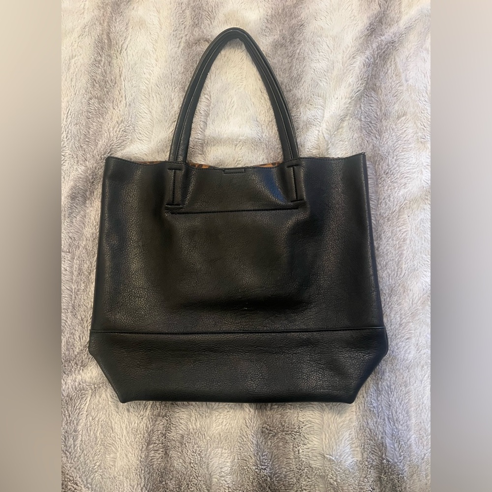 Sole Society Black Tote Bag